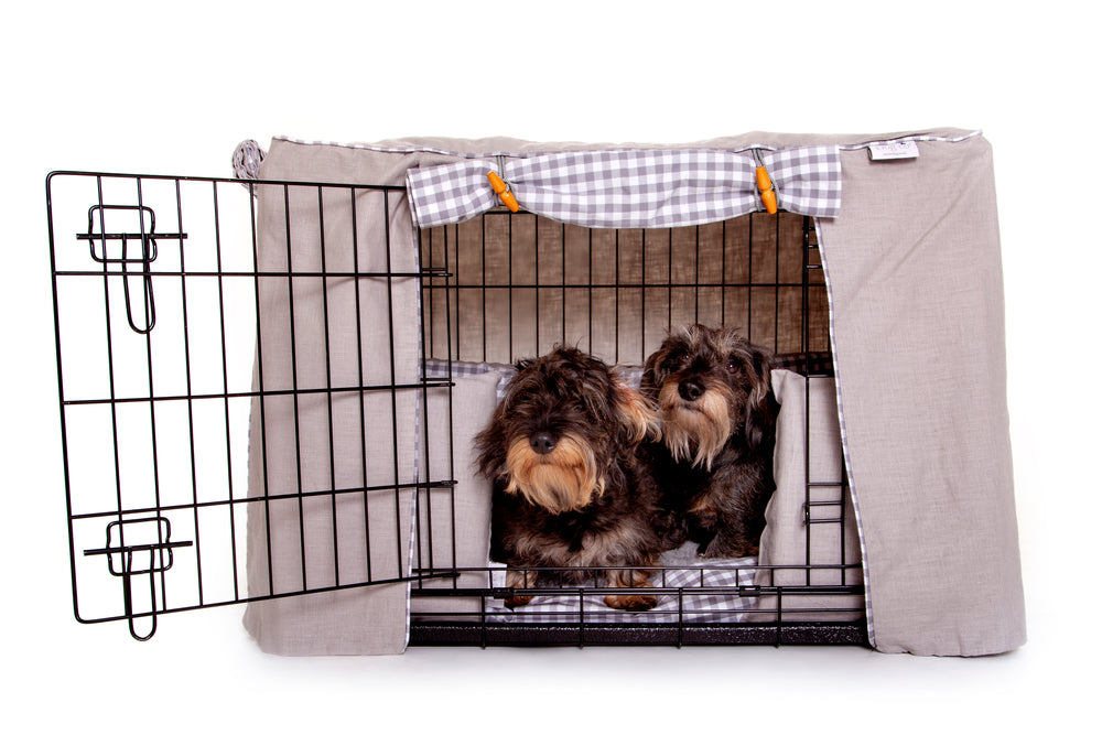 Lismore Double Door Dog Crate, Crate Cover, Crate Mattress & Bumper Set