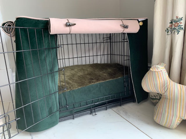 
                  
                    Hunter Double Door Dog Crate & Luxury Crate Cover Set by Hugo & Otto
                  
                