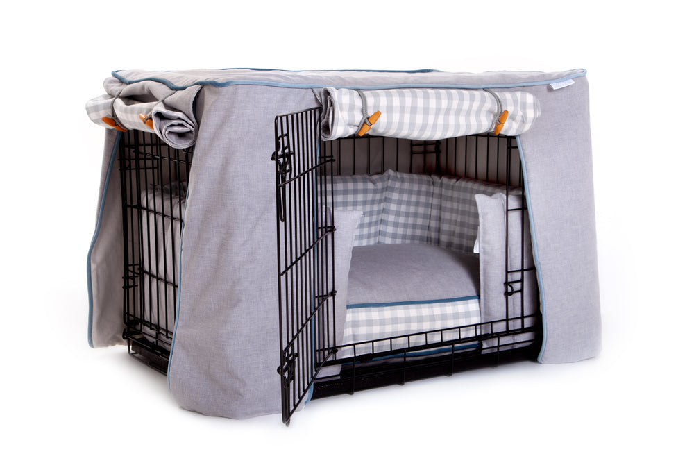 A closer look at Long-Lasting Dog Crate Set With Pillow And Blanket